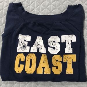 Derek Heart Half Sleeve East Coast Sweatshirt